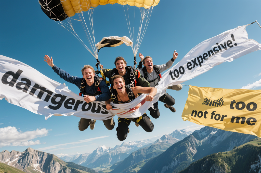 idées reçues parachutisme