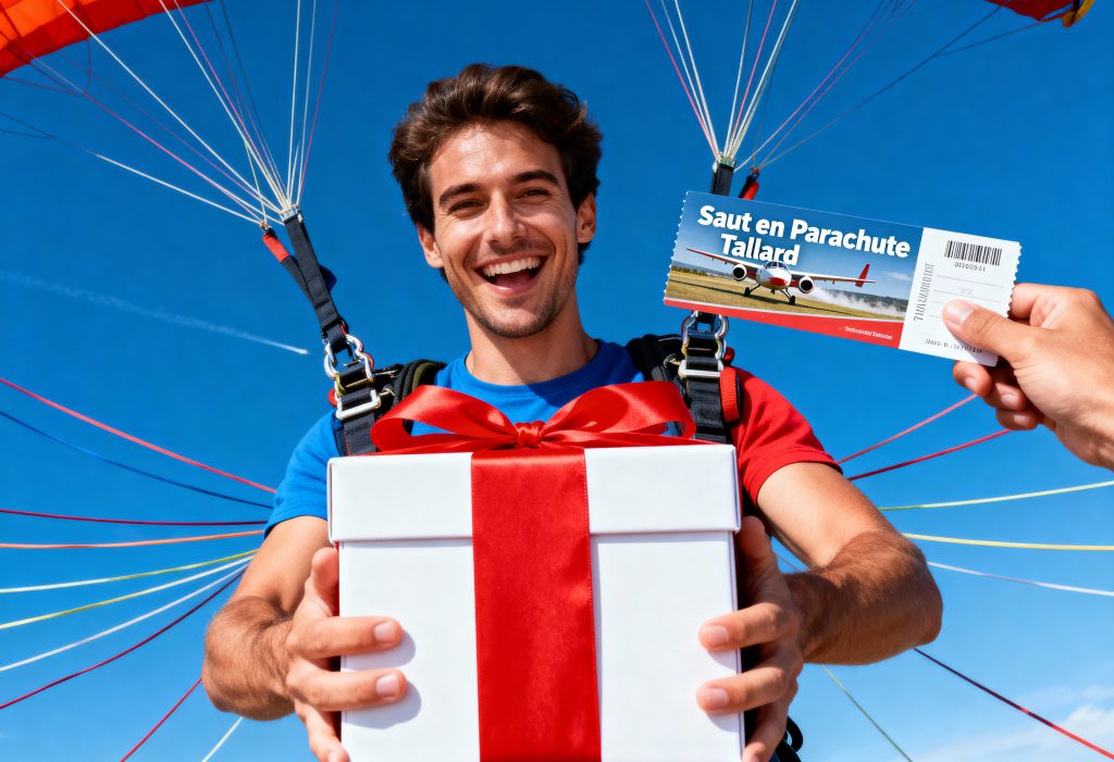 saut parachute cadeau