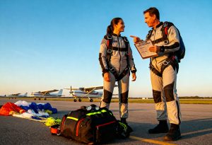 sécurité saut parachute