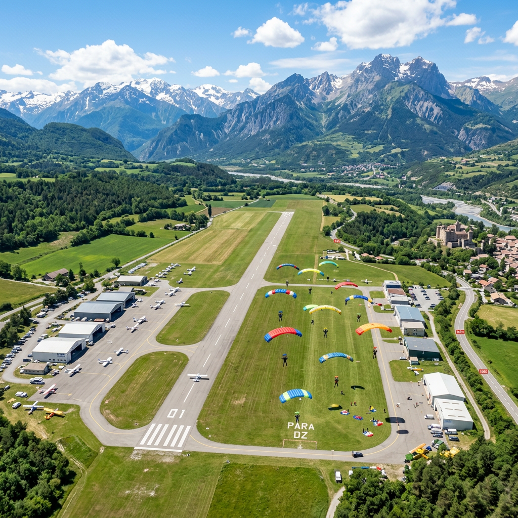 aérodrome Tallard parachutisme