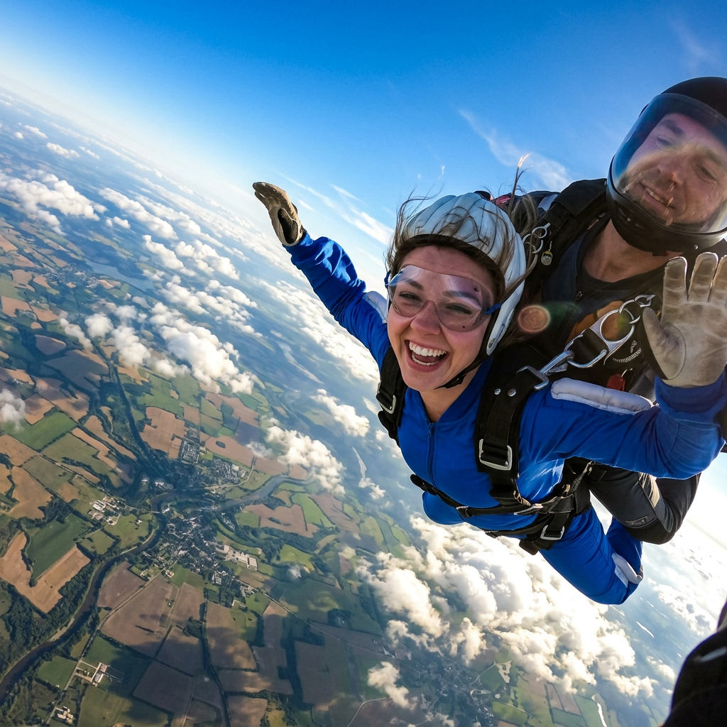 premier saut tandem Tallard